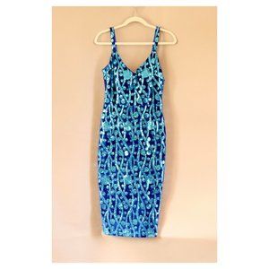 Tatyana Blue Sequined Dress Size Large